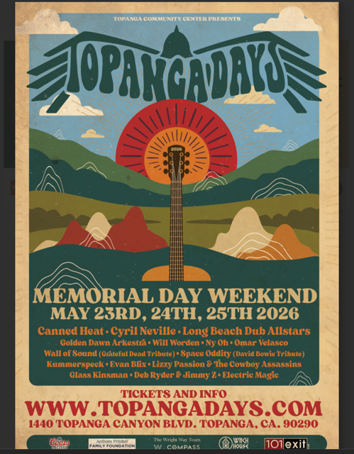 It’s the most wonderful time of the year, TOPANGA DAYS 2026 IS HERE!​
